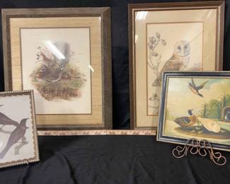 Lot Of 4 Various Artwork Pieces 