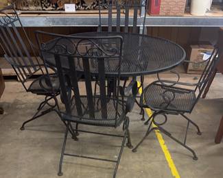 Wrought Iron Patio Set