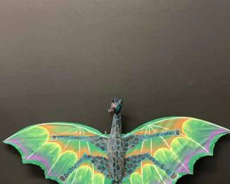 Handmade Giraffe Silk Kite 