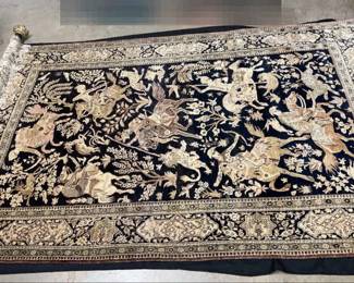 Large Persian Tapestry 83 L x53 W Hand Woven In Iran
