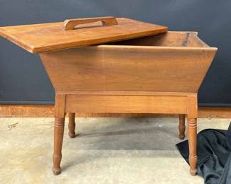 Vintage Dough Box With Lid 