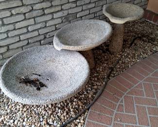 Three tiered water feature,
