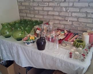 Candles, Plastic margarita sets