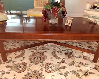 solid wood coffee table