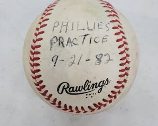 1982 Phillies Major League Practice Baseball