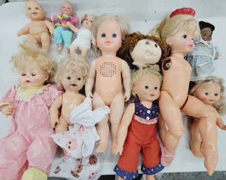 Vtg Creepy Doll Lot