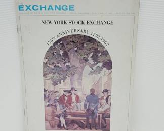 1967 NY Stock Exchange Anniversary Magazine