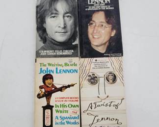 John Lennon Paperback Books Lot of 4