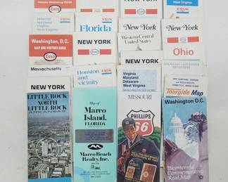 Vintage Road Maps
