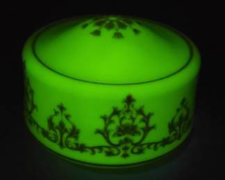 Uranium Glass Fixture Globe