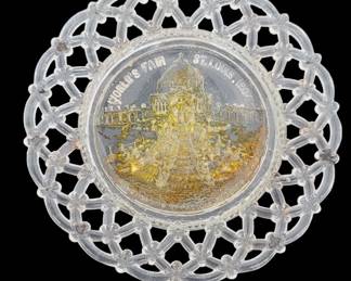 1904 St. Louis Worlds Fair Dish 7.5"