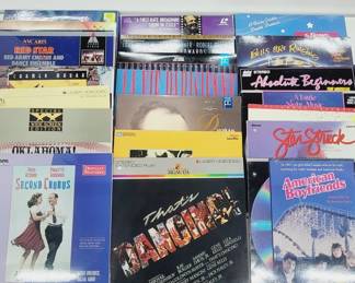 Assorted Laser Videodiscs (20)