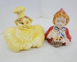 Vtg Cookie Jar Tops