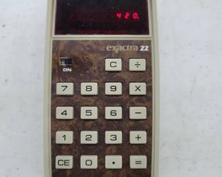 Exactra 22 Calculator Working