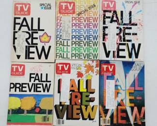 Vintage Fall Preview TV Guides