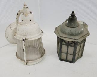 Vtg Outdoor Light Fixtures