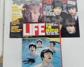The Beatles Rolling Stone & Life Magazines
