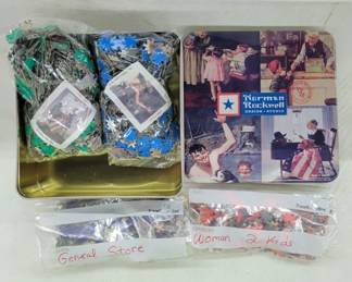 Norman Rockwell Puzzle Set
