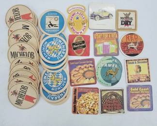 Vintage Beer Coasters Michelob & More