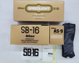 Nikon Speedlight SB-16B Flash Kit NIB