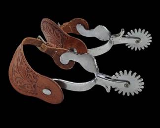 Authentic Crockett Western Cowboy Spurs