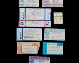 Concert Ticket Stubs Rock