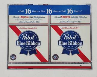 Pabst Blue Ribbon Un-Rolled Beer Can