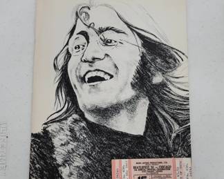 Exclusive Beatlefest 81 Lennon Tribute Book/Ticket