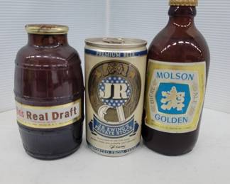Vintage Beer Bottles & Can Sealed