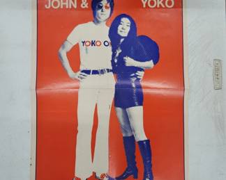 John & Yoko Circus Magazine Poster