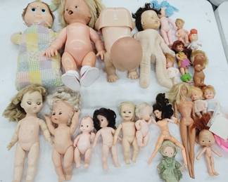 Vtg Creepy Dolls Lot