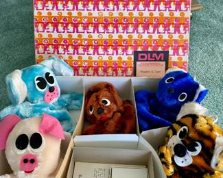 1970s Hand Puppets Early Childhood Development/Educational Set