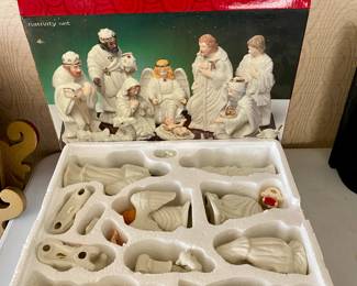 Ceramic Nativity Scene