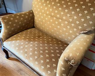 Loveseat reupholstered
