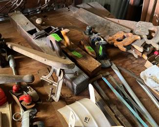 Tools in barn