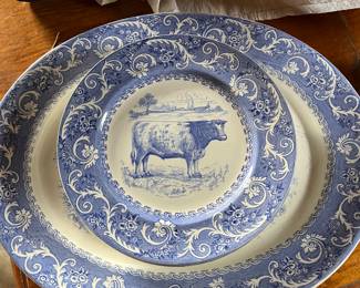 Blue and White