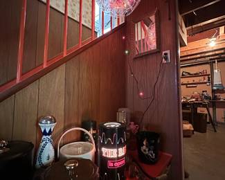 Mid Century Bar items and decor