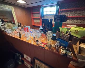 Beautiful vintage barware