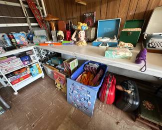 80s/90s games along with Mid Century items
