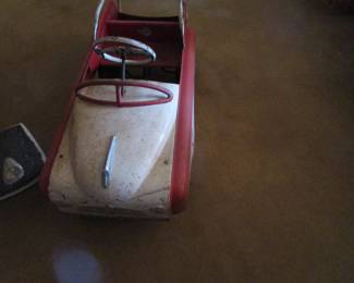 Vintage pedal car