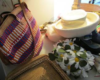 Bags and vintage hats
