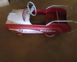 Vintage Firestone Pedal Car