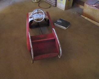 Vintage pedal car