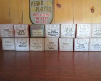 Scrolls for player piano