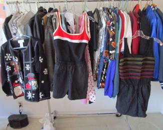 Ladies vintage swim outfits, Christmas sweater