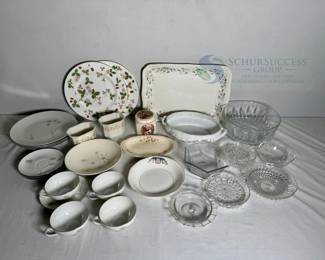 Wedgwood Wild Strawberry, Royal China Star Glow, Westpoint China Set