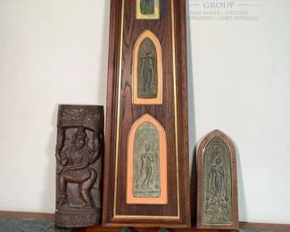 South Asian and African Decorative Wall Art and Sculptures