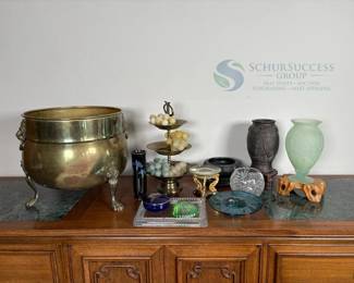 Glass & Metal Decorative Pieces