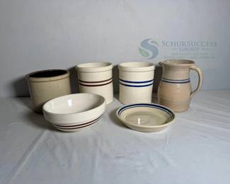 Stoneware Pottery Set