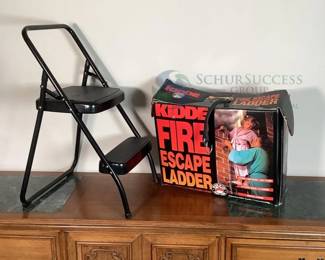 Kidde Fire Escape Ladder and Step Stool